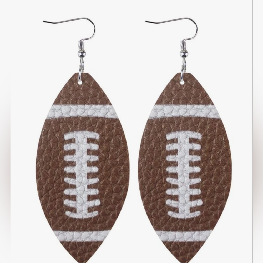 Football earrings